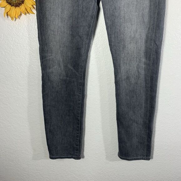 7 For all Mankind Josefina Button Fly Boyfriend Jeans Gray Wash Size 26 - Picture 3 of 15